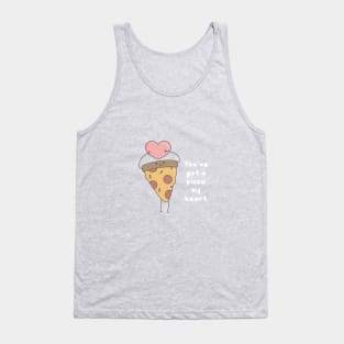 Pizza my heart Tank Top